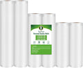 Syntus Vacuum Sealer Bags, 6 Pack 11" x 10' and 8" x 10' and 6" x 10' Commercial Grade BPA Free Bag Rolls, Food Vac Bags for Storage, Meal Prep or Sous Vide