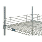 Nexel Wire Shelf Ledge, 54"W x 4"H, Chrome