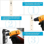 DkOvn 1/2/4 Pack Bike Rack Garage Wall Mount, Wall Mount Bike Rack with Screws, Holds Up to 66lb for Indoor Storage