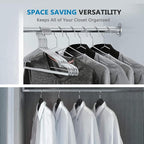Fayleeko Wire Coat Hangers - 17.7 Inch Heavy Duty Stainless Steel Hangers (50 Pack)