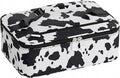 Small Lunch Box Insulated Lunch Bag for Women Men, Bento Kids Lunch Box, Compact Portable Thermal Meal Cooler Bags with Buckle Handle for Work & School, Cow Pattern 5L