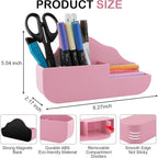 Magnetic Pen Holder,3 Compartments Magnetic Dry Erase Marker Holder,Extra Strong Magnet Storage Marker Pen Pencil Organizer for Refrigerator,Whiteboard,Locker Accessories(Cloud Style)