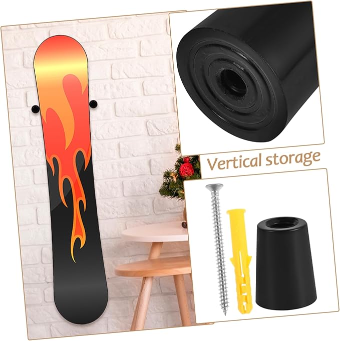 YARNOW Ski Storage Rack for Garage Wall-Mounted Snowboard Hanger Easy Installation Sturdy Space-Saving Design Snowboard Mount