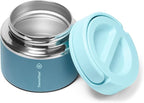 ThermoFlask 12 oz Double Wall Insulated Food Jar, Ocean Mist