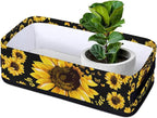 Toilet Paper Storage Holder with Handles Washable Rectangular Bathroom Basket, Compact Organizer for Apartment, Hotel, Game Room (Lightweight & Space-Saving Design)