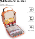 Lunch box Lunch bag for men women Insulated Lunchbox Lunch bags for Work Picnic Travel (Orange)