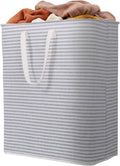 Lifewit 1 Pack Laundry Basket 125L Each, Collapsible Clothes Hamper with Reinforced Handles, Freestanding Waterproof Design for Bedroom and Laundry Room, Grey 125L Total