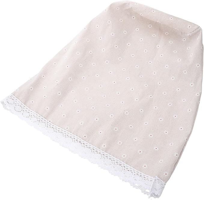 Garneck Floral Pattern Cloth Basket Liners for Wicker Laundry Baskets Soft Fabric Replacement Liners for Storage Containers Machine Washable Protection for Living and Kitchen Storage