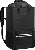 Vorspack Laundry Bag Backpack - Extra Large Laundry Bags with Shoulder Straps Heavy-duty 2 in 1 Laundry Hamper Basket for College Dorm Camp Laundromat Room Essentials - Black