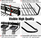 UNITEDPOWER Wall Mounted Power Tool Organizer Holder, Heavy Duty Utility Storage Rack With Shelf for Battery Powered Hand Tools, Workshop, Shed, Garage, Home