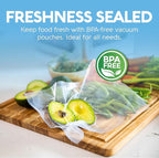 Avid Armor Chamber Vacuum Sealer Bags – Heavy Duty, BPA-Free, Pre-Cut Chamber Vacuum Bags for Food Preservation, Freezer Storage, Sous Vide and more, 250/Pack (10x10) – Multi-Use Vacuum Bags