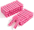 Mr. Pen- Wooden Clothes Pins, Natural Wood, 50 Pack, 2.9 Inch, Pink, Rust Resistant Clothes Pins for Hanging Clothes, Mother's Day Decoration
