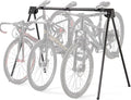 CXWXC 3 Bikes Stand Rack - Portable Bike Storage Parking Racks Indoor/Outdoor -Saddle Nose Bicycle Stand for Parking Mountain Road Hybrid Bike