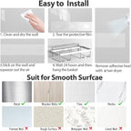 10 Pack Shower Caddy Organizer Rack Shelf for Inside Shower, Self Adhesive Wall Storage Basket Rustproof Stainless Steel Shampoo Holder Bathroom Accessory Decor Set, Silver