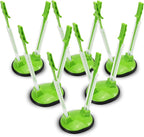 Ziplock Bag Holder Stand Adjustable For Plastic Freezer Bags/Hands Free Baggy Rack Gallon Bag Holder Stand,6 Pack/6pcs
