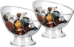 MOLFUJ Coffee Pod Holder, Clear K Cup Holder Plastic, Espresso Pod Holders for Counter Small, Pod Storage for K Cups, Vertuo Capsule Creamer Organizer for Coffee Bar