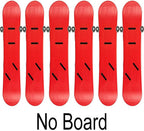 Pmsanzay Pack of 12 - Ski & Snowboard Ski Rack | Ski Storage Rack | Vertically Horizontal Display Wall Mounted Rack | Holds 6 Board