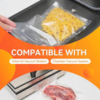 Wevac 6" x 10", 8" x 12" and 11" x 16", 150 Count, Vacuum Sealer Bags for Food Saver, Seal a Meal, Weston, Commercial Grade, BPA Free, Heavy Duty, Great for Vac Storage, Meal Prep and Sous Vide