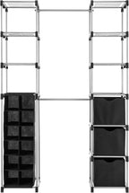 Whitmor Modern Industrial Freestanding Closet Organizer