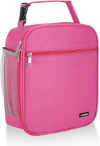 Lunch box Lunch bag for men women Insulated Lunchbox Lunch bags for Work Picnic Travel(Rose red)