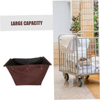 PRETYZOOM Laundry Cart Replacement Liner Bag Removable Oxford Cloth Laundry Storage Bag for Convenient Organization Hotels and Guesthouses