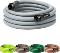 Flexzilla Colors Garden Hose 5/8 in. x 25 ft., Lightweight All-Weather Water Hose, Durable and Flexible, Leak-Free Connections, Slate Gray