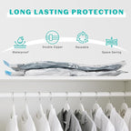 10 Pack Large Space Saver Vacuum Storage Bags Large Seal Bags for Bedding Compression Bags for Travel Comforters Blankets Bedding Pillows Luggage Hand Pump Included