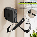 13.9 ft TPU Retractable Clothesline for Indoor & Outdoor – Heavy‑Duty Windproof Wall‑Mounted Drying Line with Separate Hanging Holes for Faster Drying, Ideal for Home, Balcony & Garden