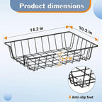 Letter Desk Tray Organizer, A4 File Tray Magazine Files Storage Basket Organizer Bin (6)