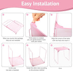 Locker Organizer Shelf Stackable Extra Locker Shelf for School Locker Organizer Storage Cabinet Accessories Suitable for School, Office, and Home use (2, Light Pink)