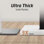 KES Standing Towel Rack, 37" H (Equal Height) Towel Rack Stand with Marble Base, Free Standing Towel Racks for Bathroom Floor, 18/8 Stainless Steel Matte Black, BTH229-BK