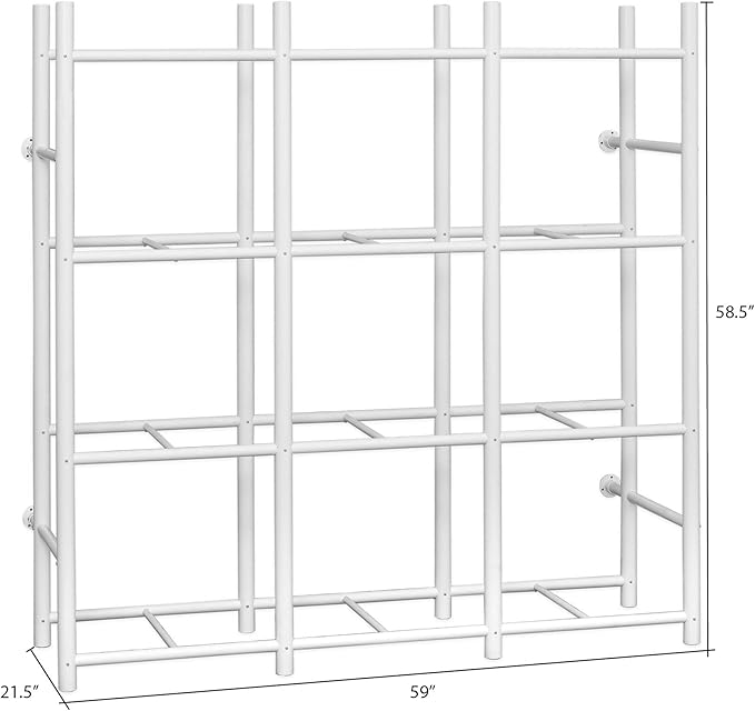 PROSLAT Bin Warehouse Rack - 12 Totes Compact