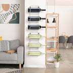 Sorbus Bathroom Wall Mounted Towel Rack - 12 Level Shelves for Rolled Towels, Washcloths, Linen - Spa, Salon & Towel Storage