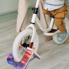 SHIDOW PVC Bike Stand, Indoor Bike Stand, bike display stand, Bike Stand Floor Bicycle Rack for Bike and Balance Bike Indoor Storage(Multicolor)