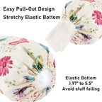 2PCS Butterfly Plastic Bag Holder for Kitchen Essentials, Reusable Hanging Grocery Bag Organizer, Washable Large Grocery Trash Garbage Bags Storage Dispenser Butterfly Kitchen Decor