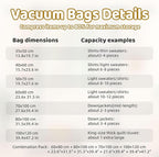 Vacuum Storage Bags with Electric Pump, Multi Size Space Saver Bags for Clothes, Comforters & Blankets, Compression Storage Bags with Airtight Seal, Reusable Travel Packing Bags (19.7 * 27.6in)