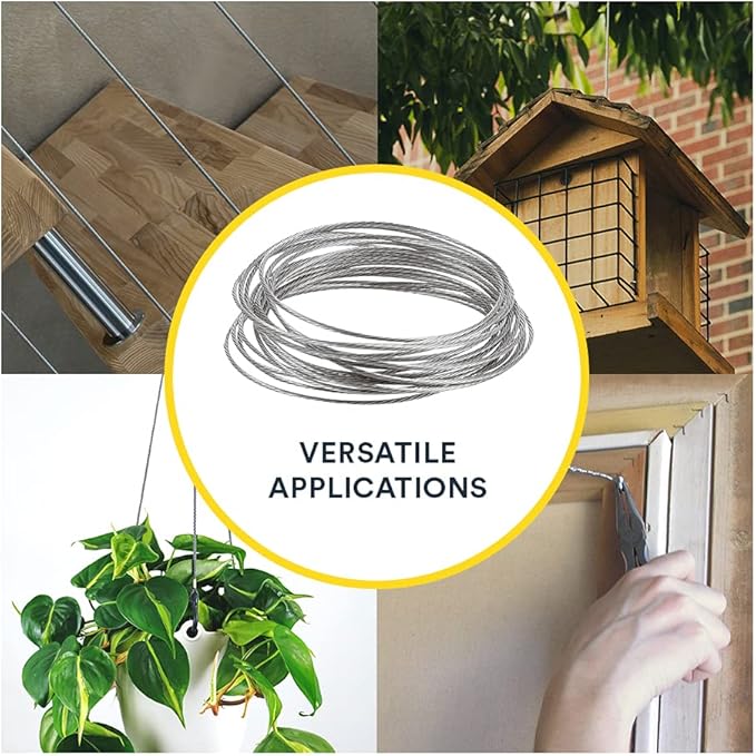 OOK 50114 50-Pound 9-Feet Dura Steel Stainless Steel Hanging Wire