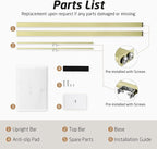 KES Standing Towel Rack with Marble Base, 37" H (Equal Height) Gold Towel Rack for Bathroom Floor, Towel Rack Stand Fits Large Bath Towel, 18/8 Stainless Steel, BTH229-BZ