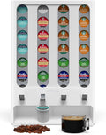 K Cup Holder Creative Coffee Pods Storage Stand Vending-Style K Pod Dispenser K Cup Organizer for 28 Pods