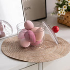 67oz Clear Candy Jar with Lid for Office Desk, Plastic Cookie Storage Jar for Kitchen Counter,2000ml