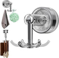 MFMYEE Kitchen Suction Cup Hook, 360 Degree Rotating Storage with Multiple Claws, Punch-Free Organizer, Shower Suction Cup with 6 Hooks (Transparent)
