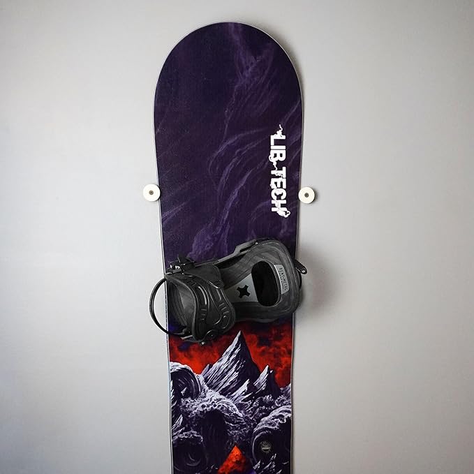 Grassracks Nubbins - Birch Flush Ski Wall Mount & Snowboard Wall Mount - Ski Rack & Snowboard Rack