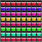 2-Pack Paint Organizer Storage Rack, 64-Slot Wall Mounted Spray Paint Can Holder, Painting Bottle Organizer Rack Stand, for Art Studio, Garage, Workshop, Artists, Crafters