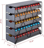 FlagShip for Nespresso Pod Holder Drawer Large Mullti Tier Coffee Pod Holder Vertuo (5 Tier (100Pods))