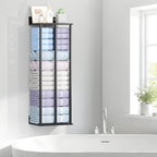 Large Towel Racks for Bathroom Wall Mounted, Updated 3 Bar Bath Towel Holder for Bathroom Wall, 34'' Bath Towel Rack for Bathrooms, Metal Small Bathrooms Towel Storage Rack, RV Towels Rack, Balck
