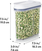 OXO Good Grips Mini All Purpose Dispenser – 1.2 Qt for Nuts and More,Clear,1.2 Qt - Nuts