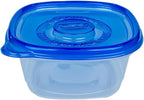 Glad GladWare Tall Entree Food Storage Containers with Lids, Large Square BPA Free Plastic for Meal Prep and Lunches, Lock Tight Seal, Microwave and Dishwasher Safe, 42 Oz, 3 Count