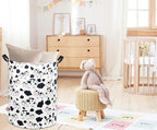 Cow print Laundry Basket Baby Laundry Basket Nursery Hamper Kids Baby Laundry hamper for Boys and Girls Cute Toy Storage Bin Cow Room Decor(Cow)