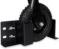 Iron Forge Tools Lawn Mower Wheel Boot Lock for Trailer 6-10 Inch Adjustable, Lawn Care Accessories for Utility Enclosed Trailer & Truck, Heavy Duty 12 Gauge Powder Coated Steel Mounts to Wood & Metal