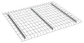 Vestil WMD-4246 Pallet Rack Wire Decking, 2500 lb. Uniform Capacity, 42" Length, 46" Width, 1.5" Height, Fits 1-1/2" Step Beam, 96" Beam Requires 2 Piece, Powder Coat Grey